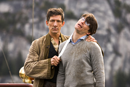 Peter on the set of Riverworld